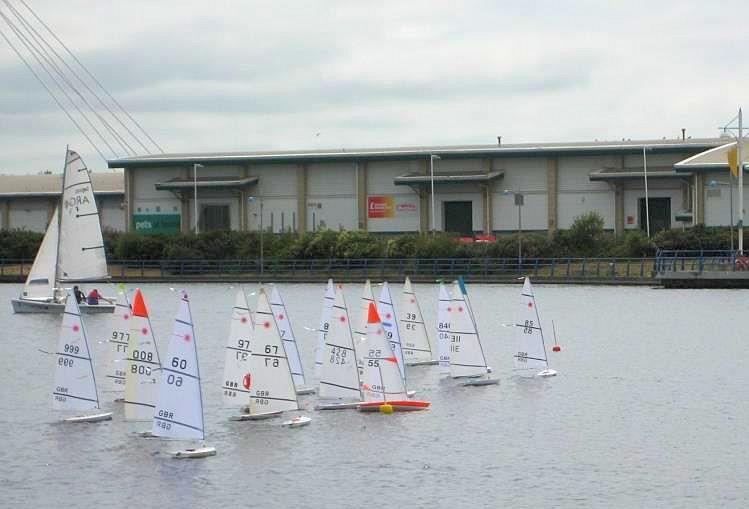 RC Laser National Championships at West Lancs - photo © Dave Fowler
