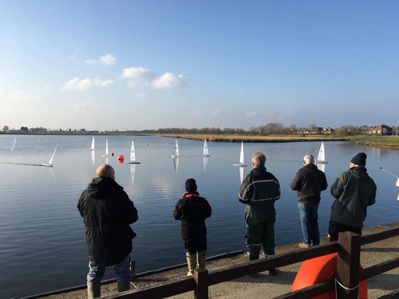 Medway RC Laser Winter Series day 4 photo copyright Jamie Blair taken at Medway Yacht Club and featuring the RC Laser class