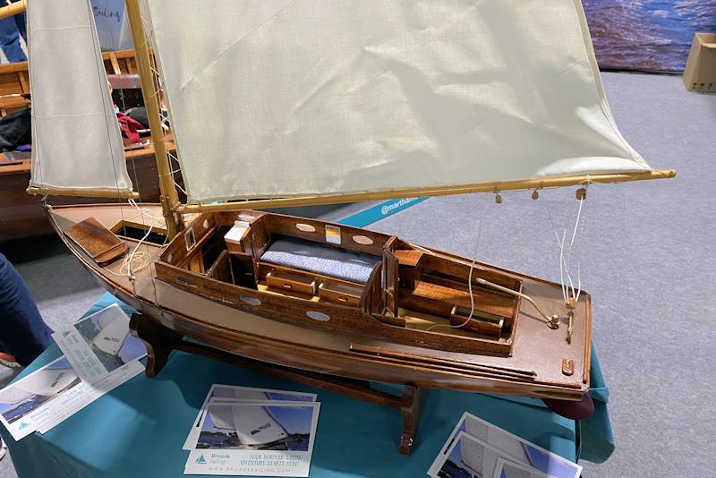 A beautiful cruiser model from the Norfolk Broads - at the RYA Dinghy & Watersports Show 2024 - photo © Magnus Smith