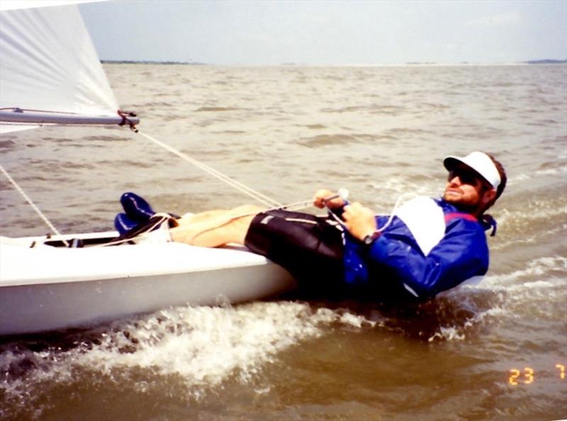 Steve during the Pre-Olympics at Savannah in 1994 - photo © John Derbyshire