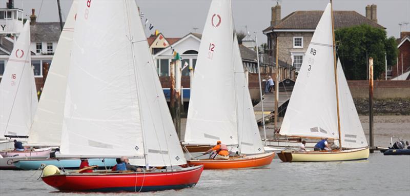 Startline action from the 2017 RCOD Whitsun Regatta photo copyright Tammy Fisher taken at Royal Corinthian Yacht Club, Burnham and featuring the Royal Corinthian One Design class