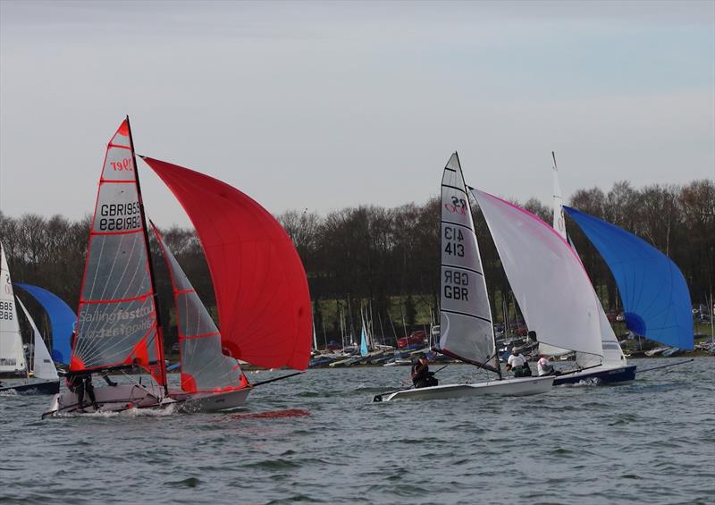 Action from the 2014 Steve Nicholson Memorial Trophy photo copyright Paul Williamson taken at Northampton Sailing Club and featuring the RS100 class