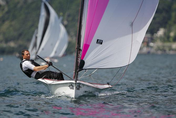 RS100 sailing on Lake Garda photo copyright Paul Wyeth / www.pwpictures.com taken at Fraglia Vela Riva and featuring the RS100 class