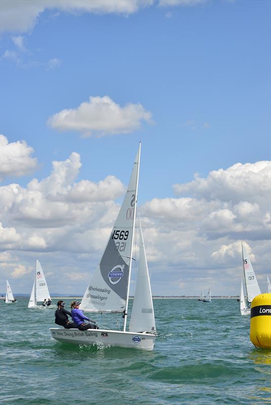 Day 4 of the Volvo Noble Marine RS200 Nationals at Hayling Island photo copyright Richard Janulewicz / www.fotoboat.com taken at Hayling Island Sailing Club and featuring the RS200 class