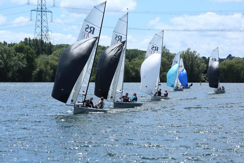 RS200s at Burghfield photo copyright Ellie Sharps taken at Burghfield Sailing Club and featuring the RS200 class