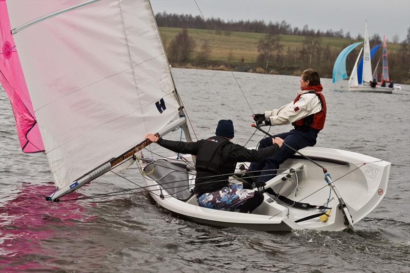 Crewsaver Tipsy Icicle Series at Leigh & Lowton final weekend photo copyright Gerard van den Hoek taken at Leigh & Lowton Sailing Club and featuring the RS200 class