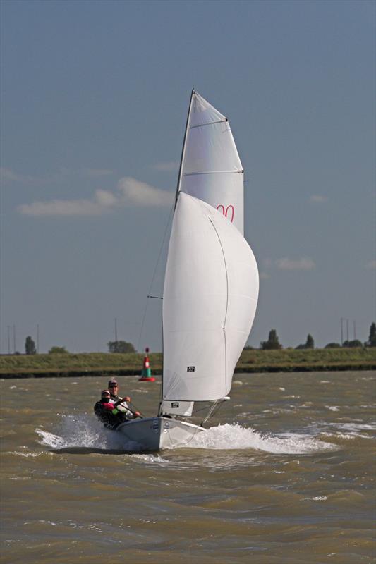RS200s at Burnham photo copyright Roger Mant taken at Royal Corinthian Yacht Club, Burnham and featuring the RS200 class