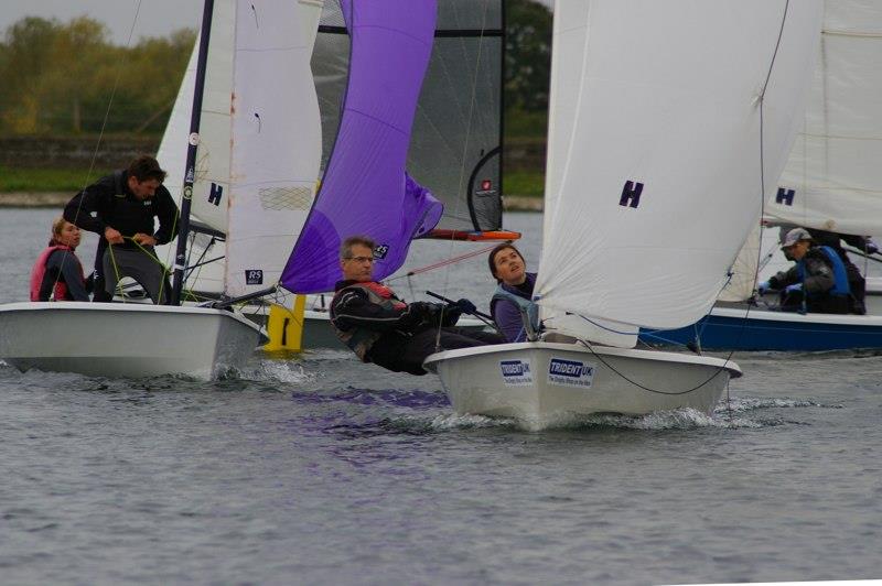 Starting the spreader leg during the RS200 Inlands at Island Barn Reservoir SC photo copyright Jim Champ taken at Island Barn Reservoir Sailing Club and featuring the RS200 class
