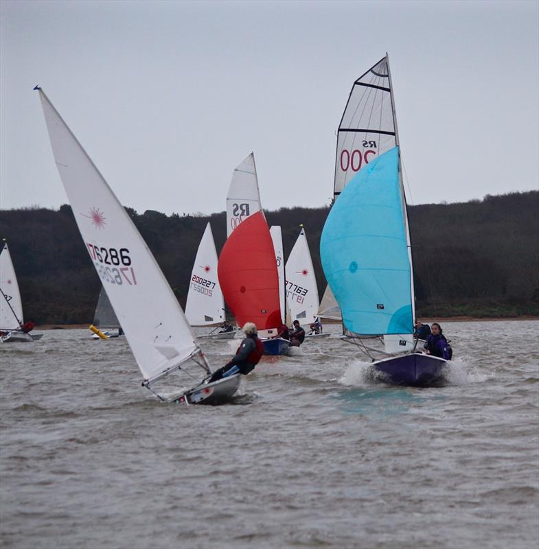 Day 2 of the Icicle Series at Highcliffe  photo copyright Sarah Desjonqueres taken at Highcliffe Sailing Club and featuring the RS200 class