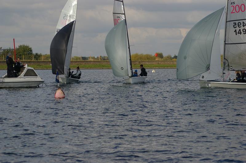 Tight finish during the RS200 SEAS Series Finale at Island Barn - 2 photo copyright Jim Champ taken at Island Barn Reservoir Sailing Club and featuring the RS200 class