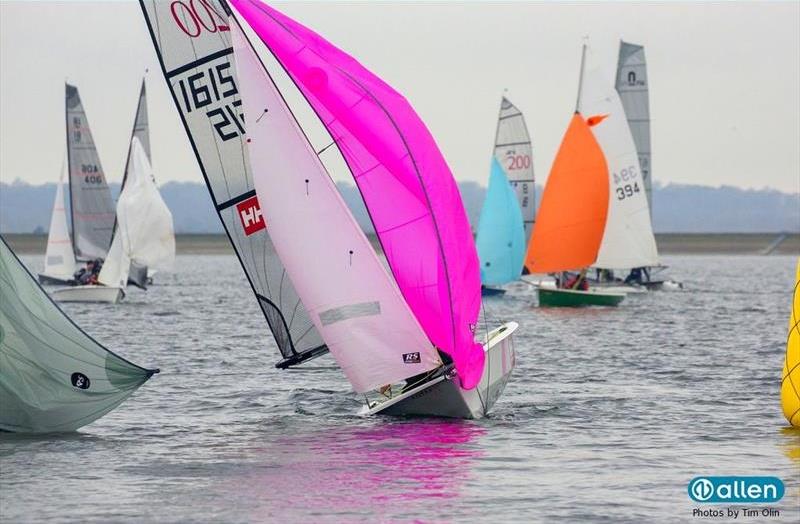 Matt Mee and Emma Norris win the GJW Direct SailJuice Winter Series Datchet Flyer photo copyright Tim Olin / www.olinphoto.co.uk taken at Datchet Water Sailing Club and featuring the RS200 class