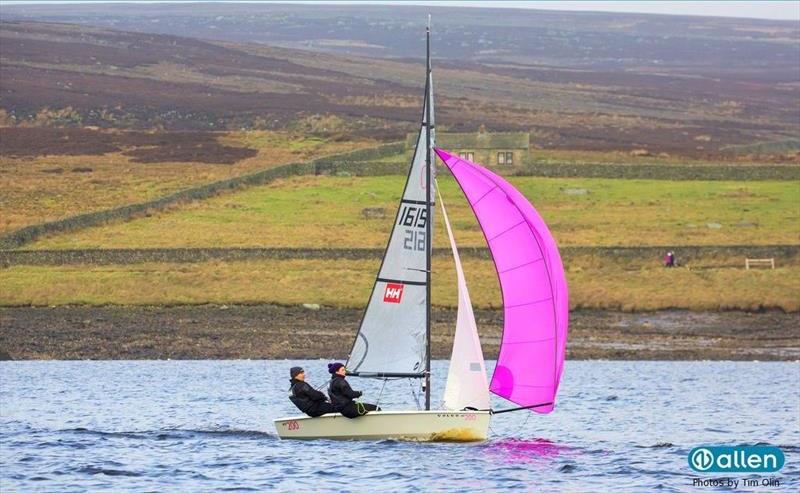 Matt Mee & Emma Norris win the GJW Direct SailJuice Winter Series Brass Monkey photo copyright Tim Olin / www.olinphoto.co.uk taken at Yorkshire Dales Sailing Club and featuring the RS200 class