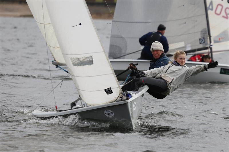 'Wales is that way' on day 6 of the Fox's Marine & Country Alton Water Frostbite Series photo copyright Tim Bees taken at Alton Water Sports Centre and featuring the RS200 class