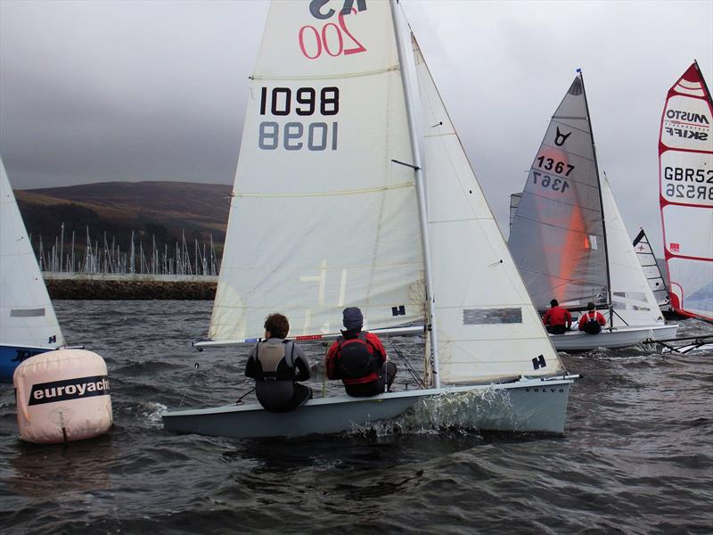 Andrew Corlett (RS200 1098) during the Barton Marine Warm-Up Series at Largs photo copyright Martin Latimer taken at Largs Sailing Club and featuring the RS200 class