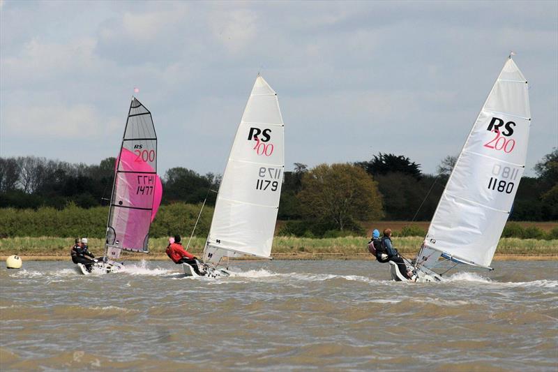 RS200s at the Waldringfield Easter Egg photo copyright Robin Parsons taken at Waldringfield Sailing Club and featuring the RS200 class