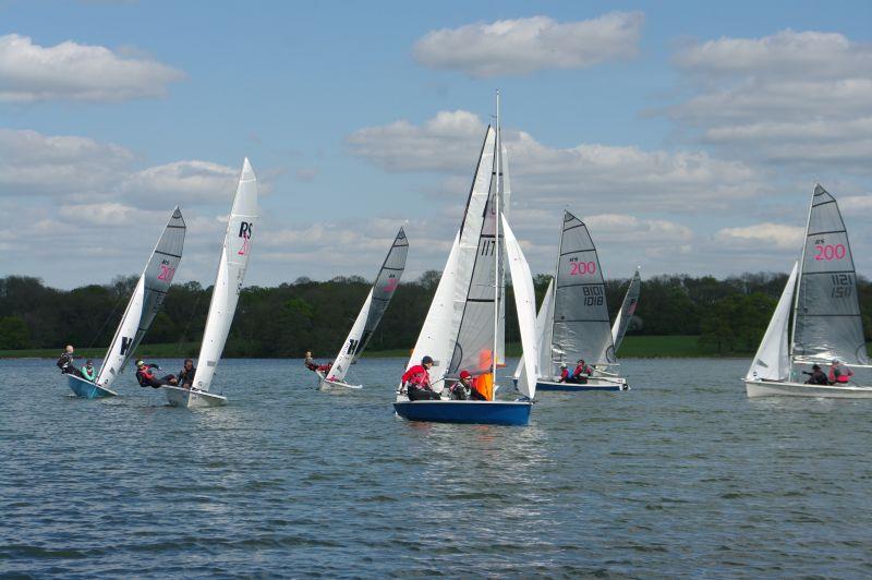 RS200s at Bough Beech photo copyright Martyn Smith taken at Bough Beech Sailing Club and featuring the RS200 class