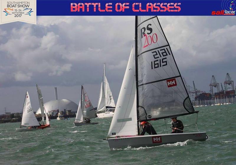 Matt Mee & Emma Norris during the 2016 Battle of the Classes photo copyright Simon Lovesey taken at  and featuring the RS200 class