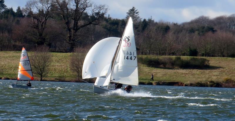 Overall Alton Water Frostbite Series winners, Stephen and Chris Videlo in their RS200 - photo © Emer Berry