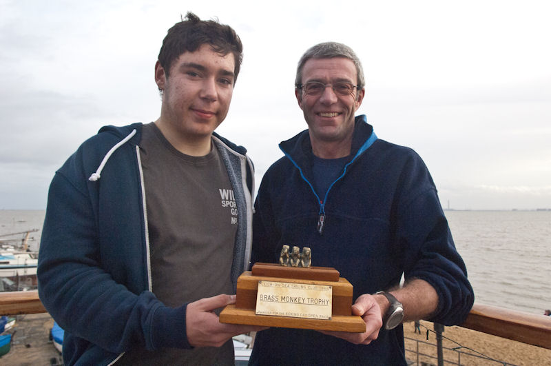 Seb Baucutt and Andy Middleton win the Leigh on Sea Brass Monkey photo copyright Graeme Sweeney / www.marineimages.co.uk taken at Leigh-on-Sea Sailing Club and featuring the RS200 class