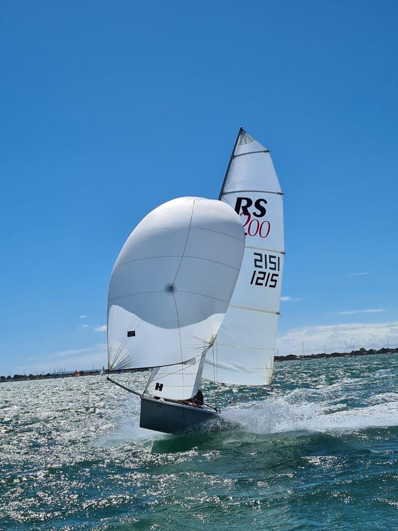 Murray Hampshire and Phoebe Warren photo copyright HISC taken at  and featuring the RS200 class