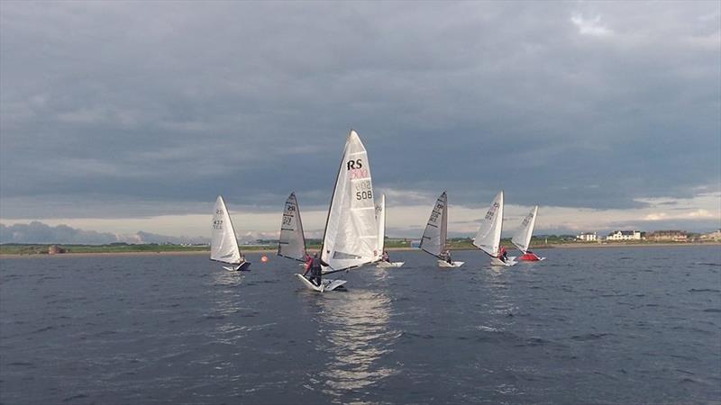RS300 Training at Prestwick photo copyright Fraser Shaw taken at Prestwick Sailing Club and featuring the RS300 class