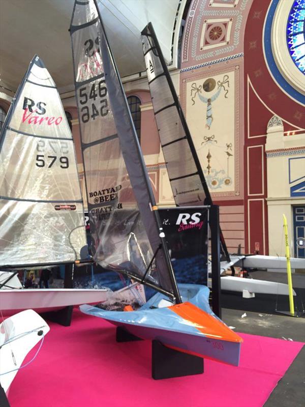 Setting up the RS300 at the RYA Suzuki Dinghy Show photo copyright Oli Harri taken at RYA Dinghy Show and featuring the RS300 class