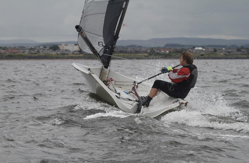 Tim Keen during the Volvo Noble Marine RS300 Nationals photo copyright Alan Henderson taken at Prestwick Sailing Club and featuring the RS300 class