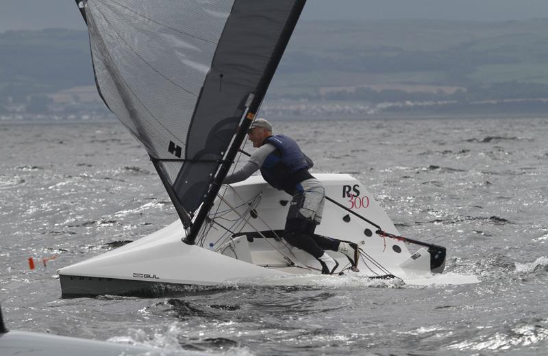 First Master Steve Sallis during the Volvo Noble Marine RS300 Nationals photo copyright Alan Henderson taken at Prestwick Sailing Club and featuring the RS300 class