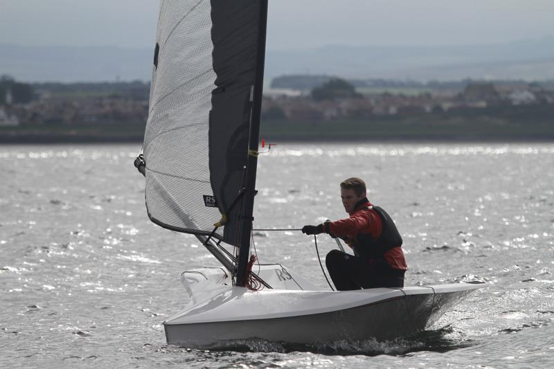 Youth Champion Cameron McIntyre during the Volvo Noble Marine RS300 Nationals photo copyright Alan Henderson taken at Prestwick Sailing Club and featuring the RS300 class