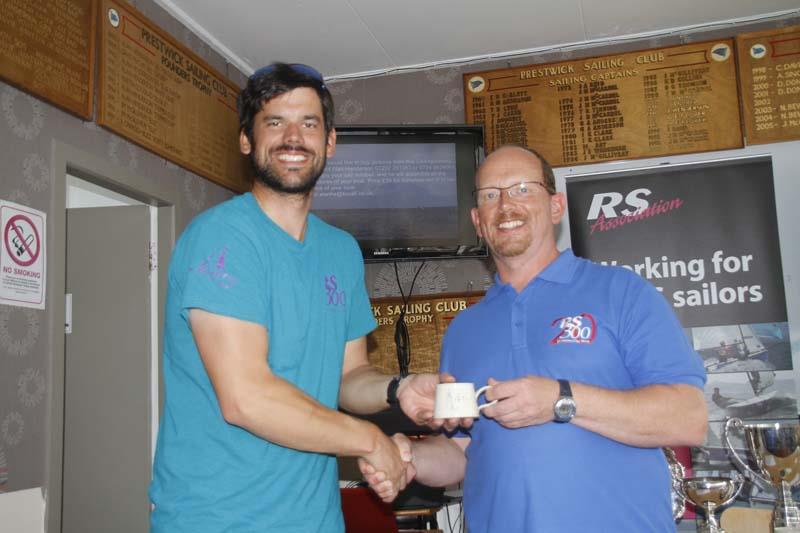 Paul Watson finishes 4th in the Volvo Noble Marine RS300 Nationals photo copyright Alan Henderson taken at Prestwick Sailing Club and featuring the RS300 class