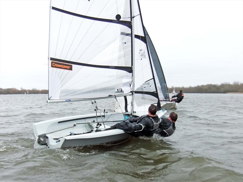 Day 8 of the Crewsaver Tipsy Icicle at Leigh & Lowton photo copyright Paul Allen taken at Leigh & Lowton Sailing Club and featuring the RS400 class