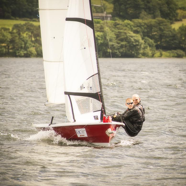 Chris Pickles and Matt Sharman win the 2014 Lord Birkett Trophy race at Ullswater photo copyright Mark Littlejohn taken at Ullswater Yacht Club and featuring the RS400 class