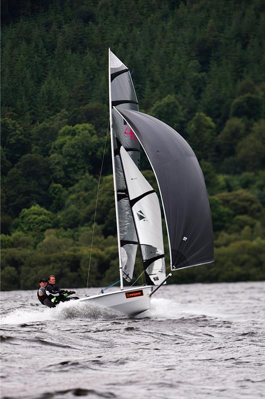 Over 170 boats enjoy Bass Week 2014 photo copyright Ian Hughes taken at Bassenthwaite Sailing Club and featuring the RS400 class