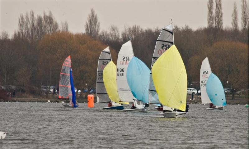 Crewsaver Tipsy Icicle Series at Leigh & Lowton final weekend photo copyright Gerard van den Hoek taken at Leigh & Lowton Sailing Club and featuring the RS400 class