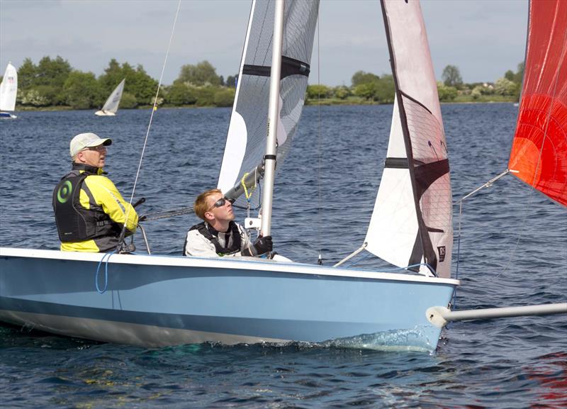 Ross and Ollie Ryan, winners of the RS400 class at the NCSC Spring Regatta photo copyright David Eberlin taken at Notts County Sailing Club and featuring the RS400 class