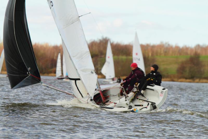 Week 7 of the Tipsy Icicle Series at Leigh & Lowton photo copyright Gerard Van den Hoek taken at Leigh & Lowton Sailing Club and featuring the RS400 class