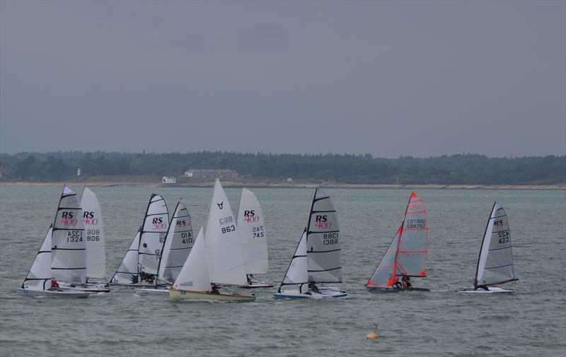 Cowes Dinghy Week 2016 photo copyright Sophie French taken at Gurnard Sailing Club and featuring the RS400 class