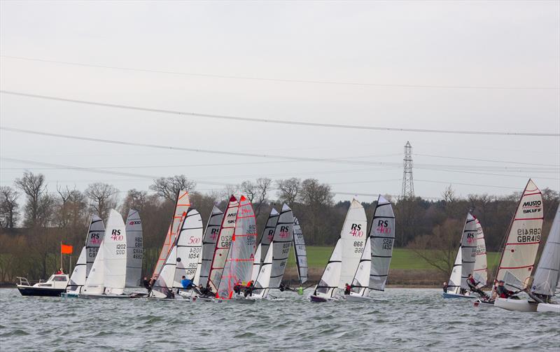 All set for the Grafham Grand Prix photo copyright Tim Olin / www.olinphoto.co.uk taken at Grafham Water Sailing Club and featuring the RS400 class