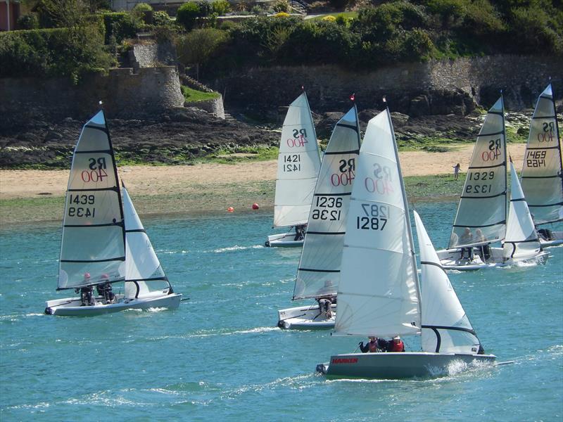 Salcombe Yacht Club May Bank Holiday Open photo copyright Margaret Mackley taken at Salcombe Yacht Club and featuring the RS400 class