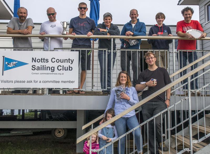 Prize winners in the RS400 Northerns at Notts County photo copyright David Eberlin taken at Notts County Sailing Club and featuring the RS400 class