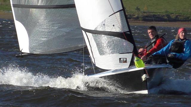 Blithfield Barrel Winter Series 2017-18 Round 1 photo copyright Chris Martin taken at Blithfield Sailing Club and featuring the RS400 class