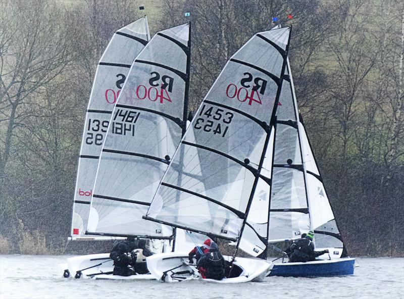 Leigh & Lowton Tipsy Icicle Series Week 3 photo copyright Gerard Van den Hoek taken at Leigh & Lowton Sailing Club and featuring the RS400 class