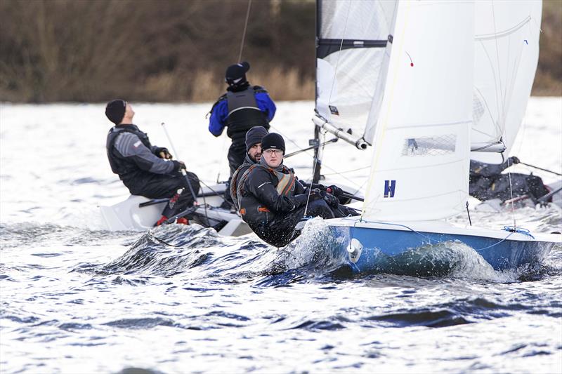 Leigh & Lowton Tipsy Icicle Series Week 6 photo copyright Gerard van den Hoek taken at Leigh & Lowton Sailing Club and featuring the RS400 class