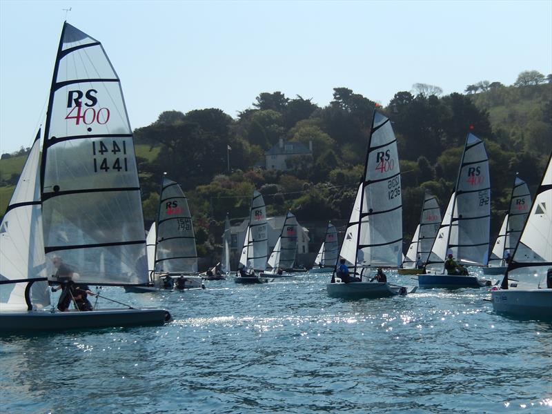 RS400 Open during the May Bank Holiday Sun Fest photo copyright Malcolm Mackley taken at Salcombe Yacht Club and featuring the RS400 class