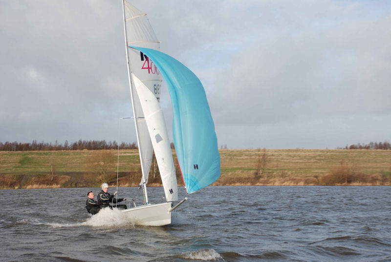 Tipsy Icicle Series day 3 photo copyright Paul Allen taken at Leigh & Lowton Sailing Club and featuring the RS400 class