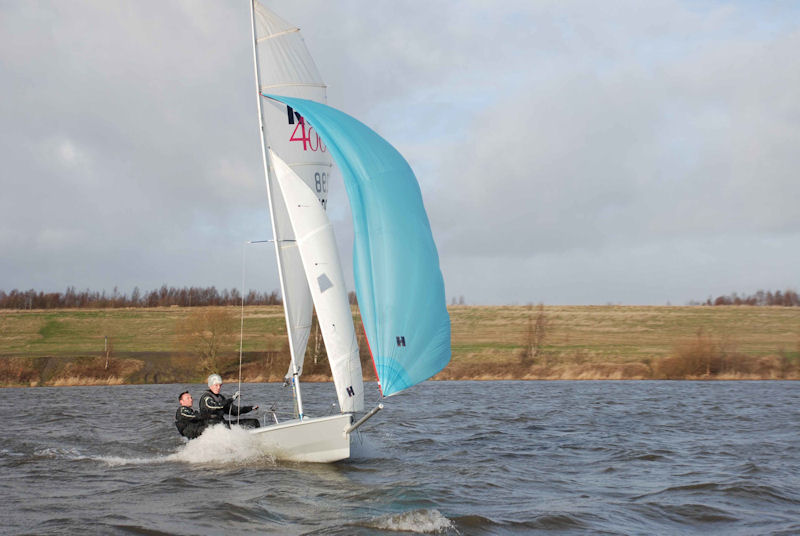 Tipsy Icicle Series day 3 photo copyright Paul Allen taken at Leigh & Lowton Sailing Club and featuring the RS400 class