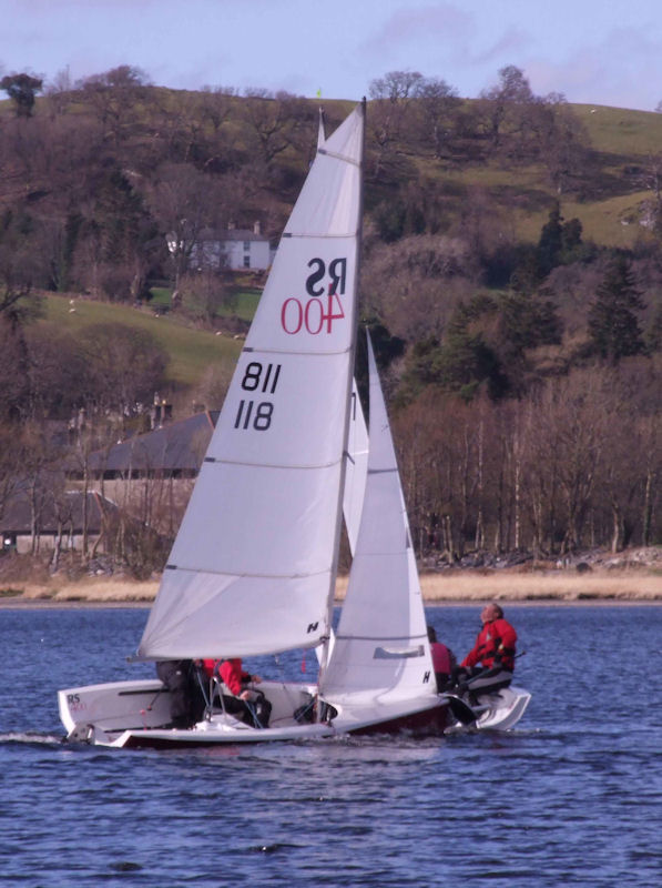 Bala Massacre 2012 photo copyright John Hunter taken at Bala Sailing Club and featuring the RS400 class
