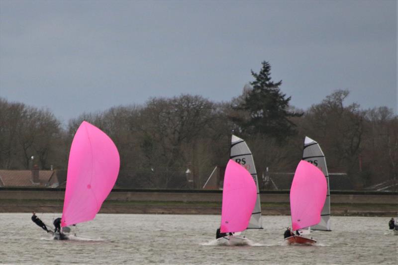 2022 Bough Beech SC Icicle Series day 1 photo copyright Barry Bone taken at Bough Beech Sailing Club and featuring the RS400 class