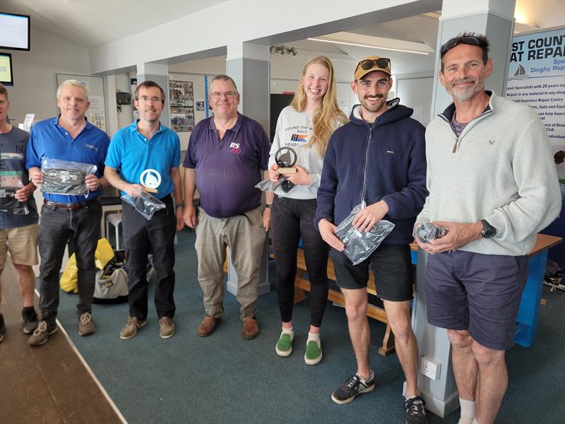 Prize winners in the RS500 Rooster National Tour at Bristol Corinthian Yacht Club photo copyright Aaron Geis Photography taken at Bristol Corinthian Yacht Club and featuring the RS500 class