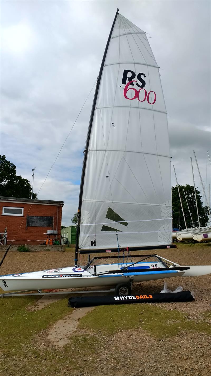The new RS600 mainsail by Hyde Sails photo copyright Lee Bratley taken at  and featuring the RS600 class